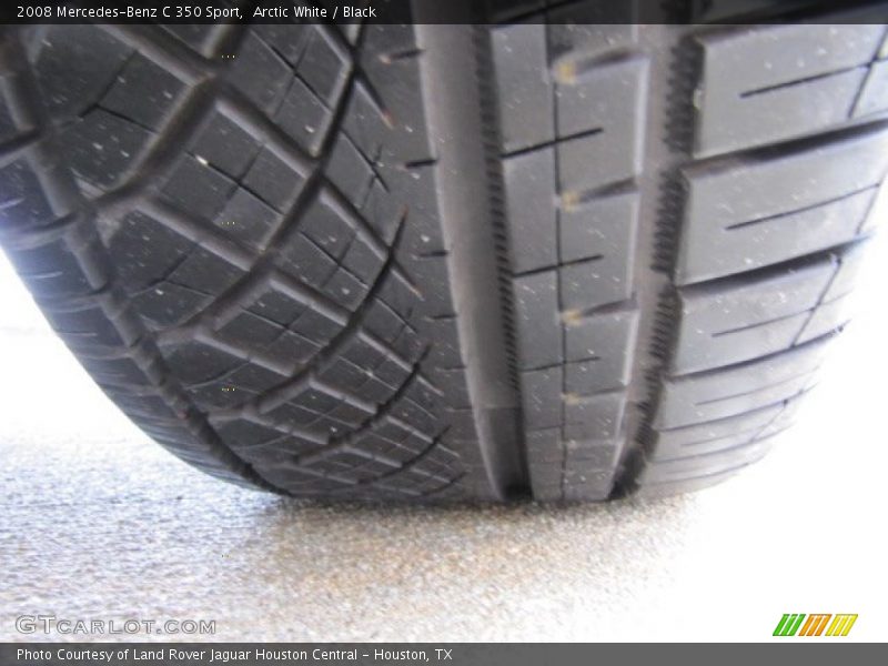 Arctic White / Black 2008 Mercedes-Benz C 350 Sport