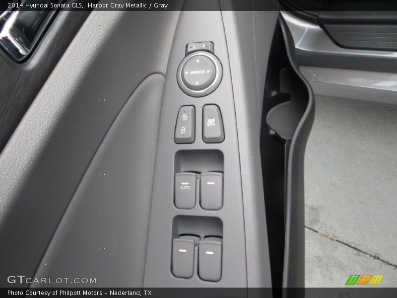Harbor Gray Metallic / Gray 2014 Hyundai Sonata GLS