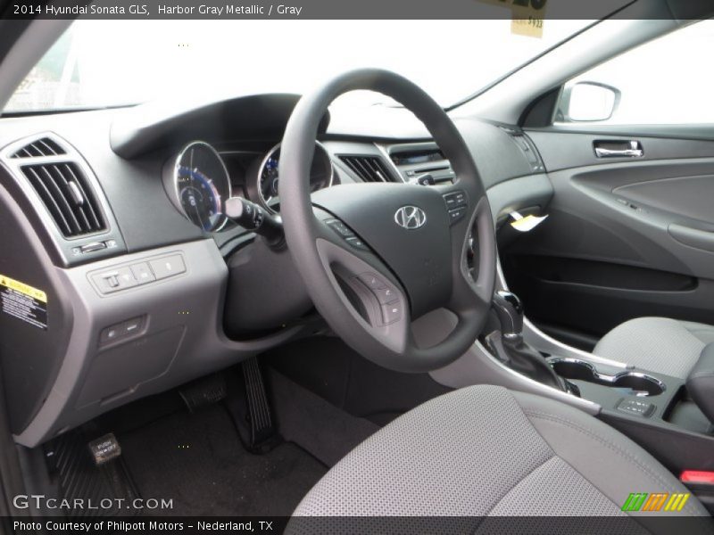 Harbor Gray Metallic / Gray 2014 Hyundai Sonata GLS