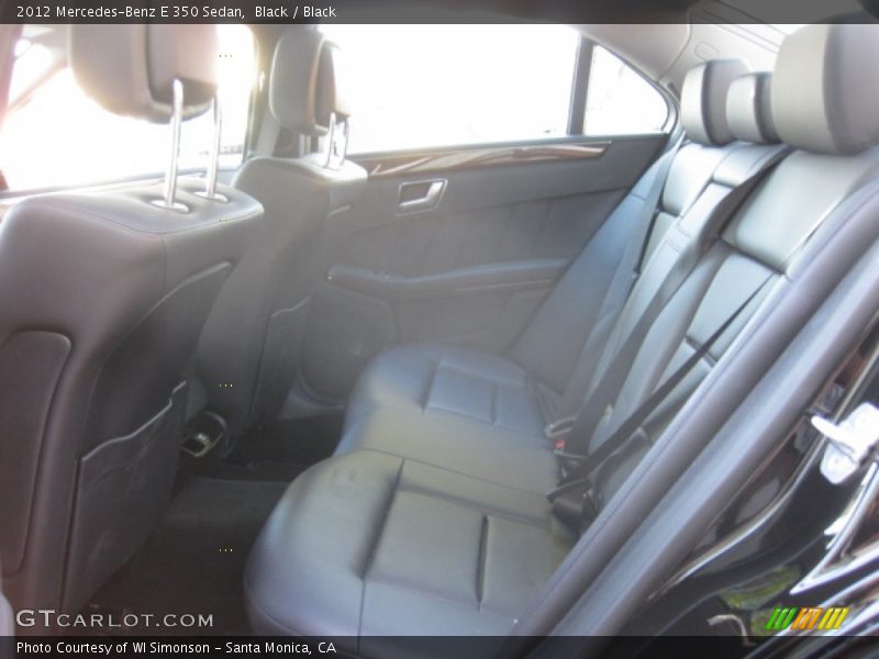 Black / Black 2012 Mercedes-Benz E 350 Sedan