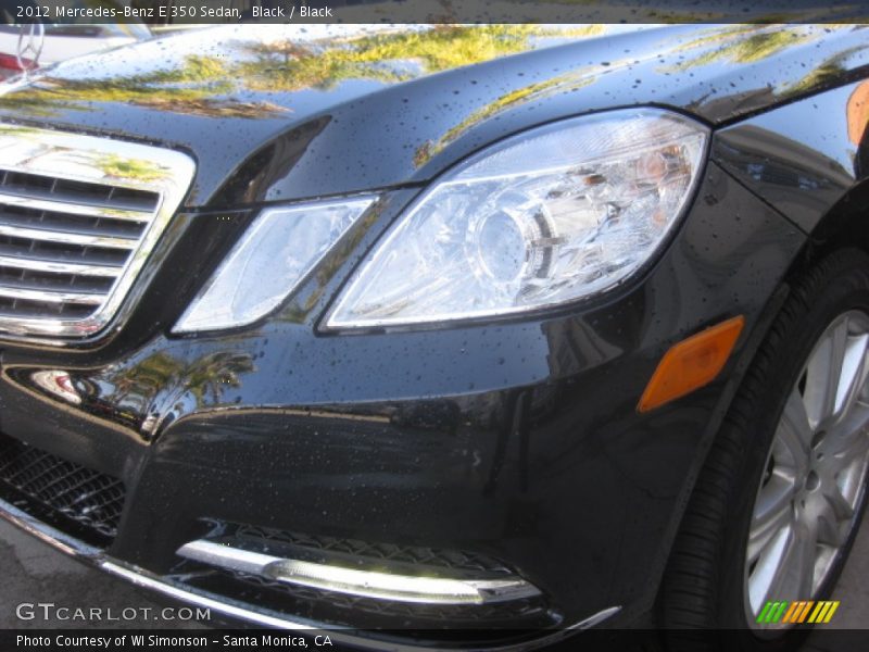 Black / Black 2012 Mercedes-Benz E 350 Sedan