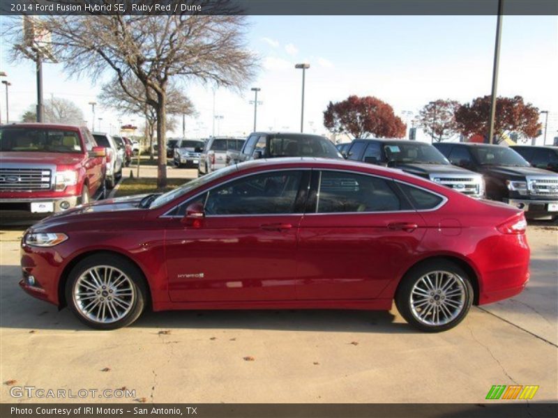  2014 Fusion Hybrid SE Ruby Red