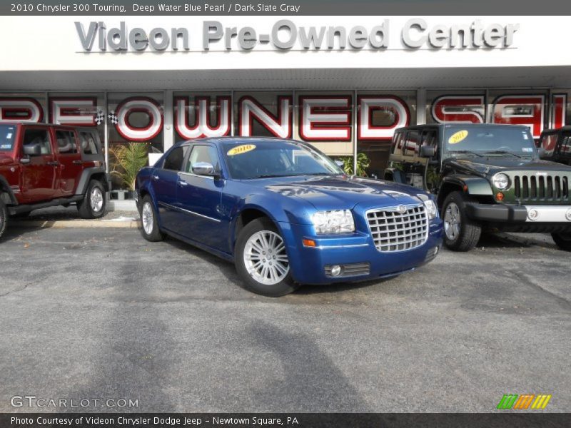 Deep Water Blue Pearl / Dark Slate Gray 2010 Chrysler 300 Touring