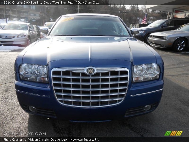 Deep Water Blue Pearl / Dark Slate Gray 2010 Chrysler 300 Touring