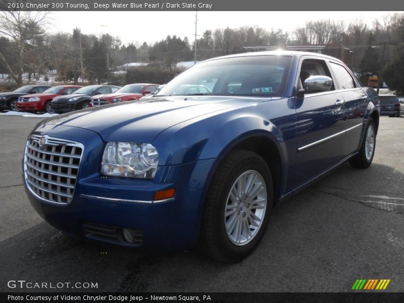 Deep Water Blue Pearl / Dark Slate Gray 2010 Chrysler 300 Touring