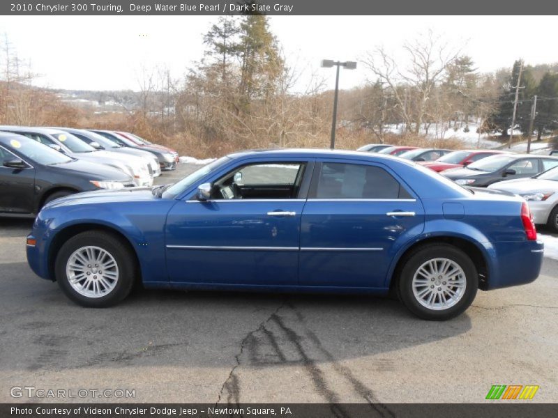 Deep Water Blue Pearl / Dark Slate Gray 2010 Chrysler 300 Touring