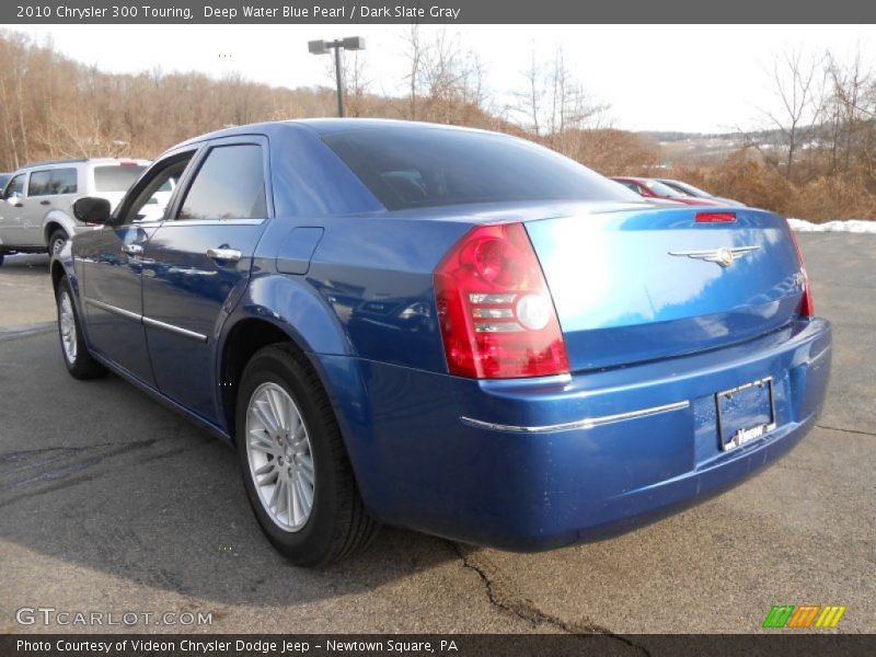 Deep Water Blue Pearl / Dark Slate Gray 2010 Chrysler 300 Touring