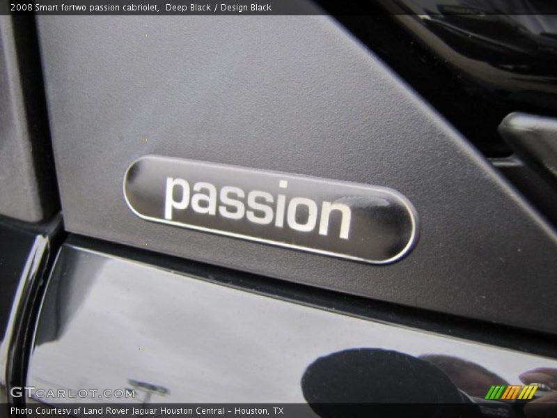 Deep Black / Design Black 2008 Smart fortwo passion cabriolet