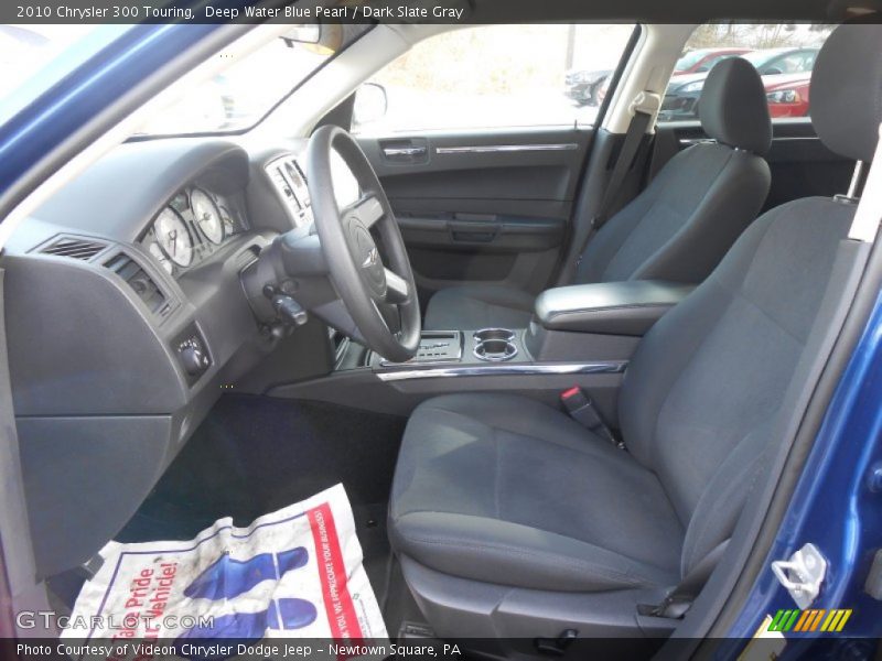 Deep Water Blue Pearl / Dark Slate Gray 2010 Chrysler 300 Touring