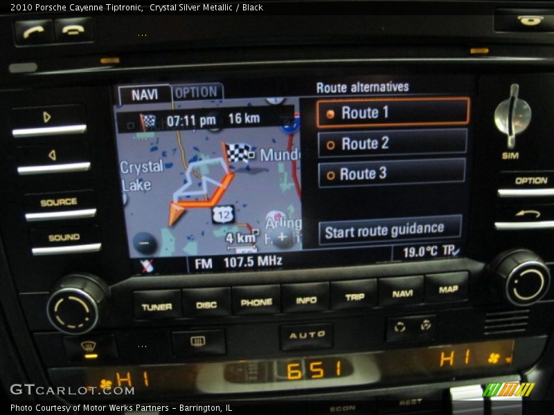 Crystal Silver Metallic / Black 2010 Porsche Cayenne Tiptronic
