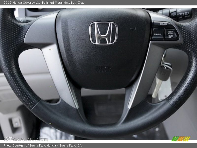 Polished Metal Metallic / Gray 2012 Honda Odyssey LX