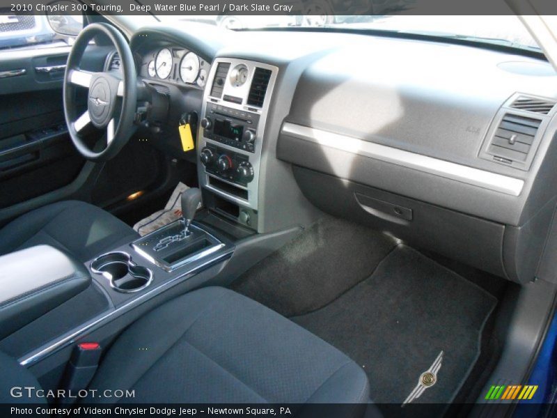 Deep Water Blue Pearl / Dark Slate Gray 2010 Chrysler 300 Touring