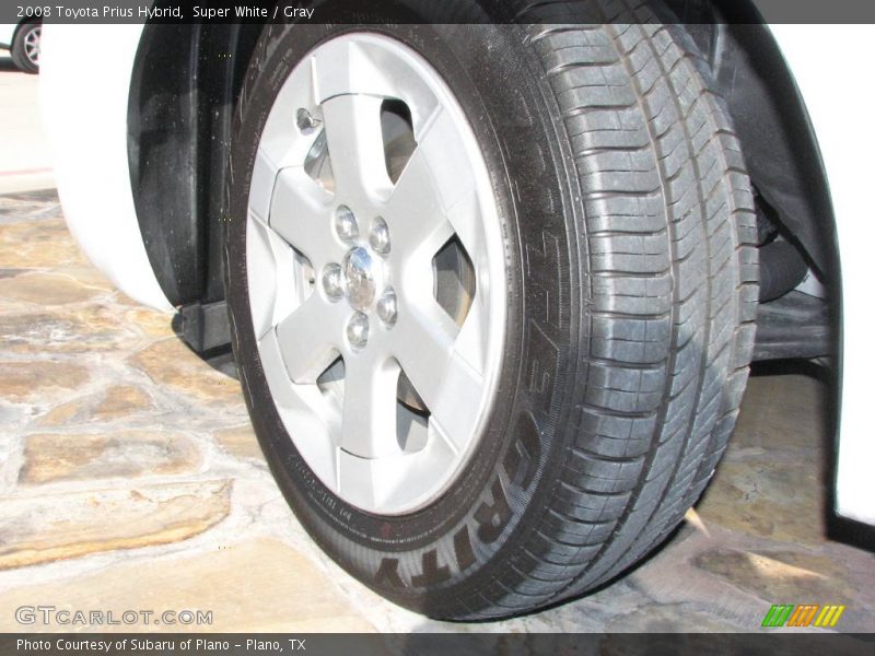 Super White / Gray 2008 Toyota Prius Hybrid