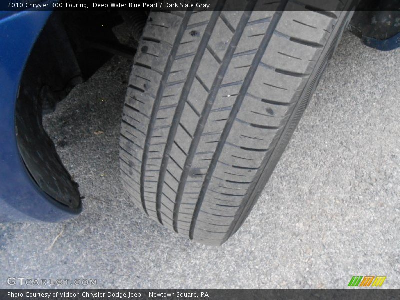 Deep Water Blue Pearl / Dark Slate Gray 2010 Chrysler 300 Touring