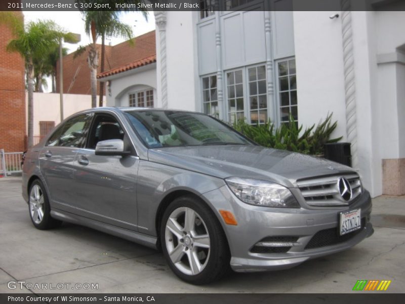 Iridium Silver Metallic / Black 2011 Mercedes-Benz C 300 Sport