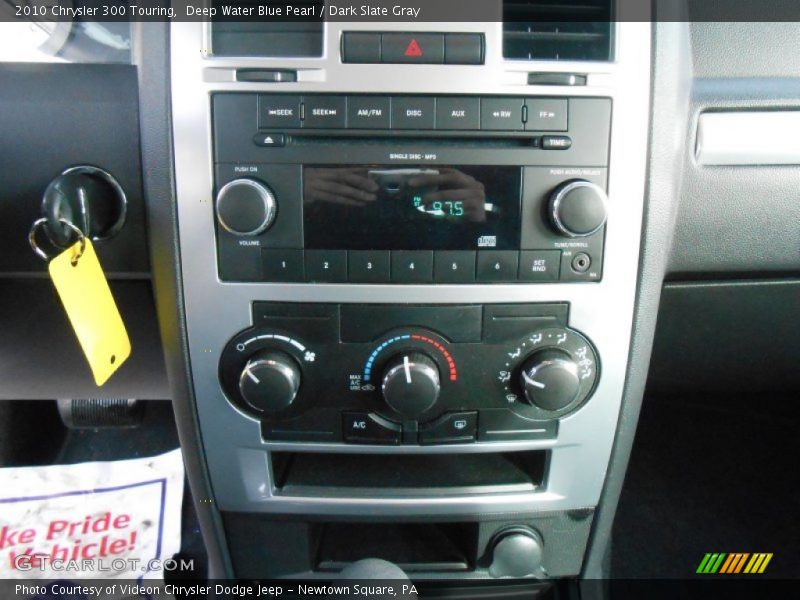 Deep Water Blue Pearl / Dark Slate Gray 2010 Chrysler 300 Touring