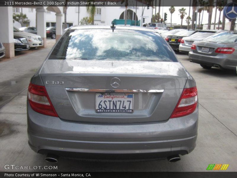Iridium Silver Metallic / Black 2011 Mercedes-Benz C 300 Sport