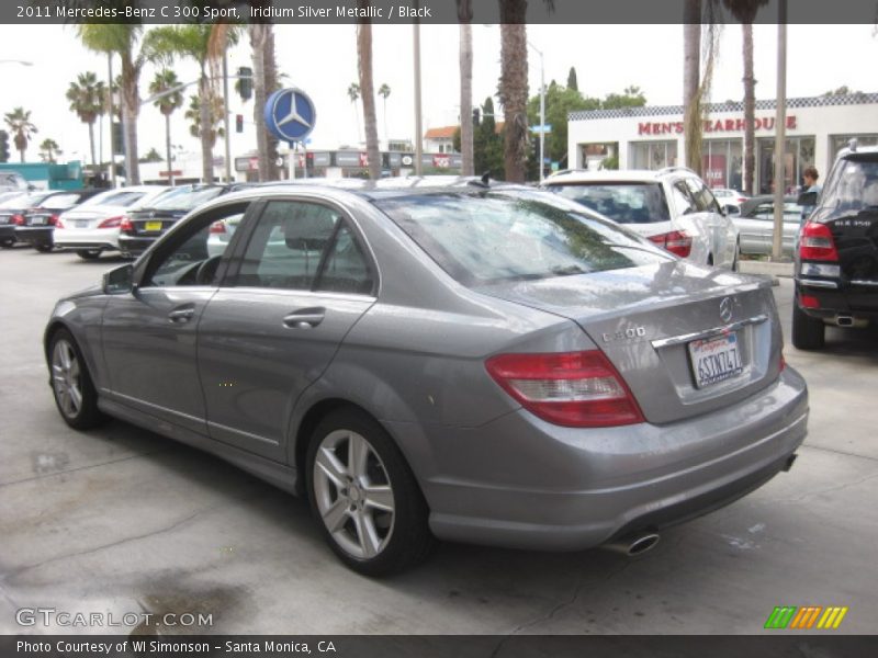 Iridium Silver Metallic / Black 2011 Mercedes-Benz C 300 Sport