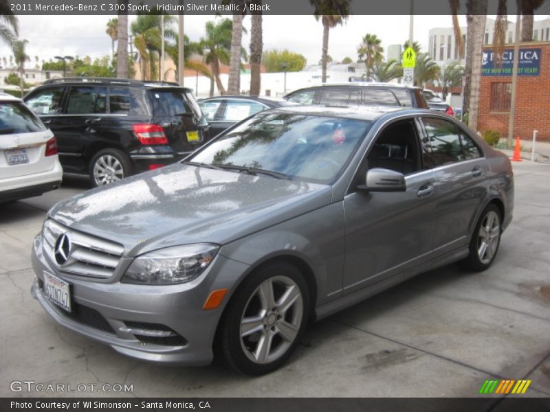 Iridium Silver Metallic / Black 2011 Mercedes-Benz C 300 Sport
