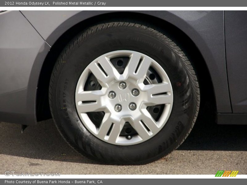 Polished Metal Metallic / Gray 2012 Honda Odyssey LX