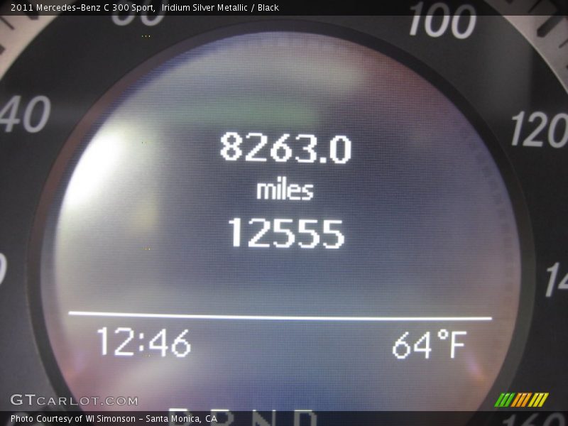 Iridium Silver Metallic / Black 2011 Mercedes-Benz C 300 Sport