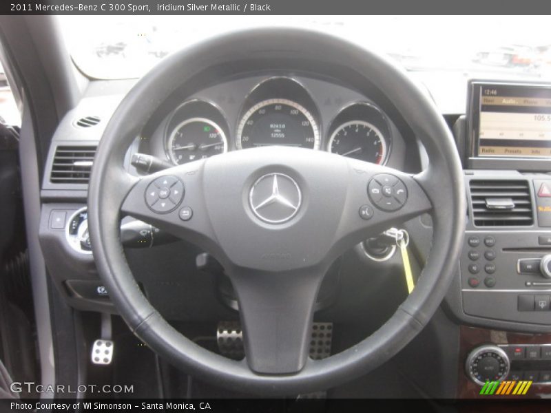 Iridium Silver Metallic / Black 2011 Mercedes-Benz C 300 Sport