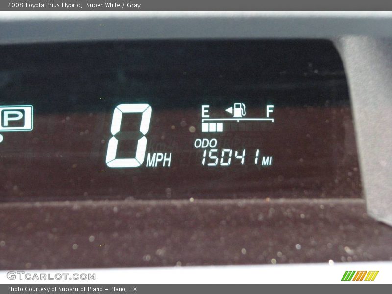 Super White / Gray 2008 Toyota Prius Hybrid