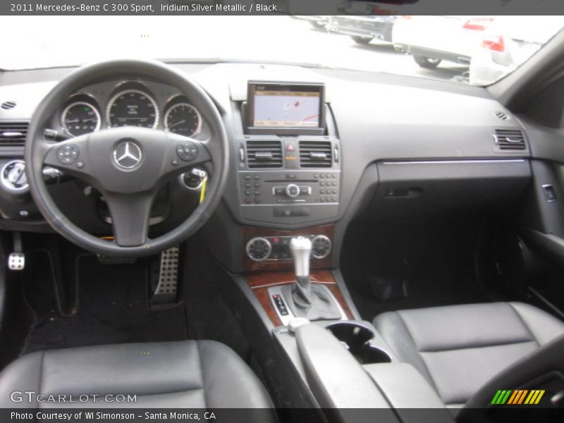 Iridium Silver Metallic / Black 2011 Mercedes-Benz C 300 Sport
