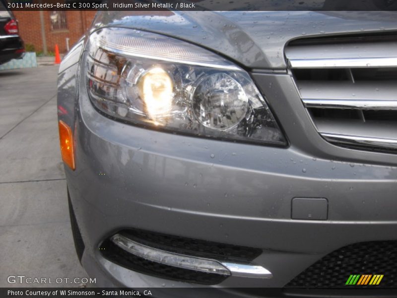 Iridium Silver Metallic / Black 2011 Mercedes-Benz C 300 Sport