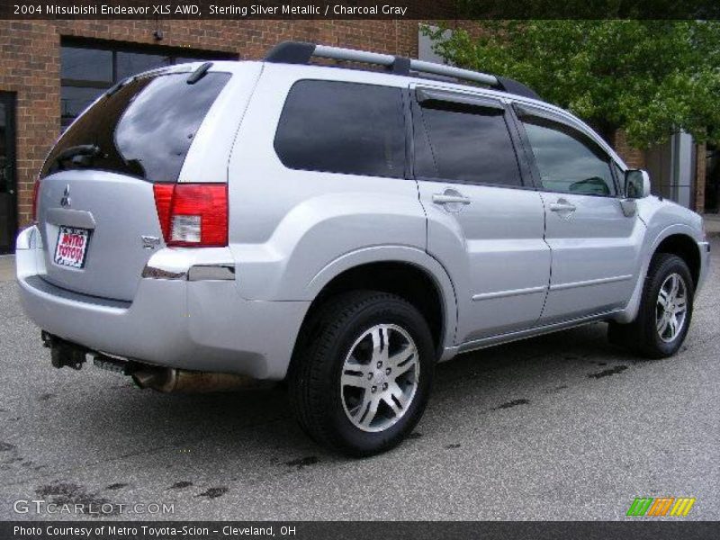 Sterling Silver Metallic / Charcoal Gray 2004 Mitsubishi Endeavor XLS AWD