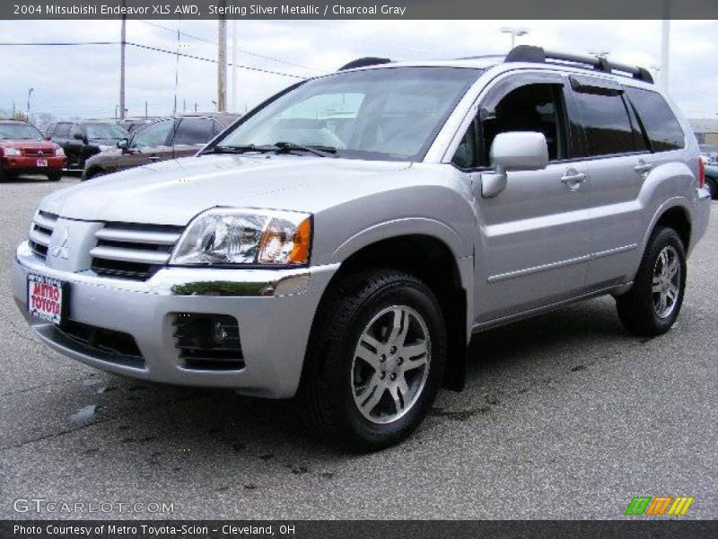 Sterling Silver Metallic / Charcoal Gray 2004 Mitsubishi Endeavor XLS AWD