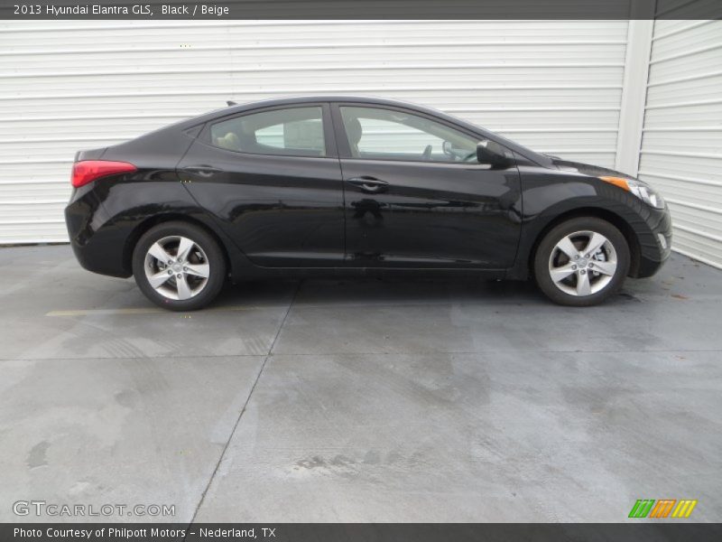 Black / Beige 2013 Hyundai Elantra GLS
