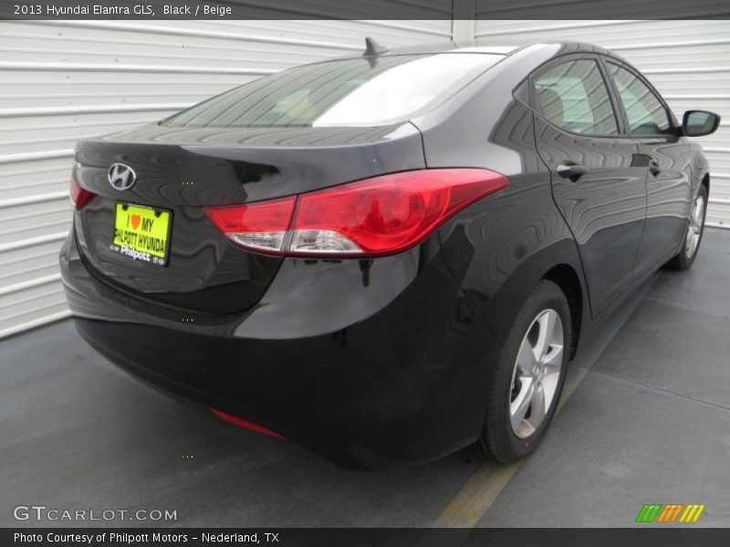 Black / Beige 2013 Hyundai Elantra GLS