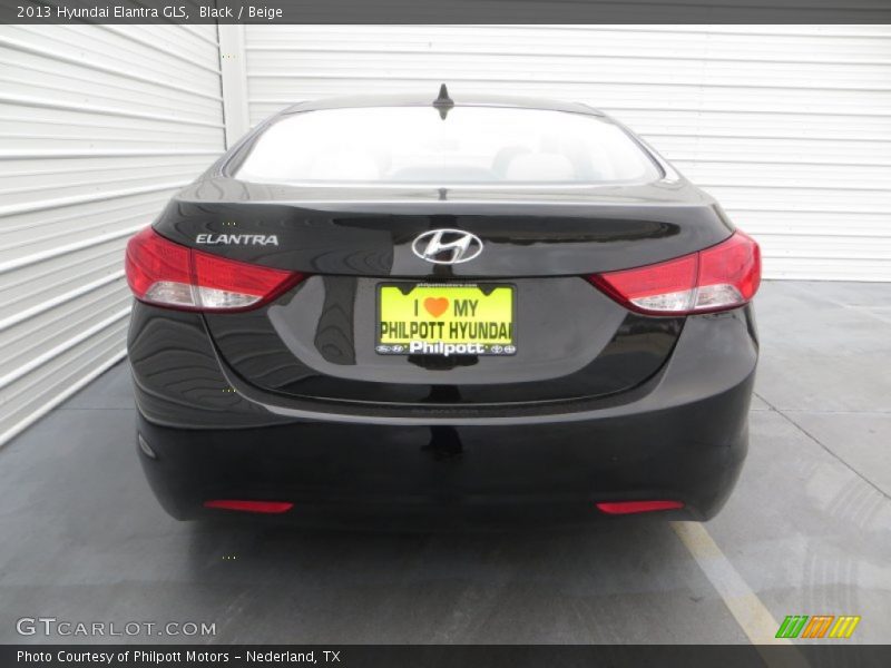 Black / Beige 2013 Hyundai Elantra GLS