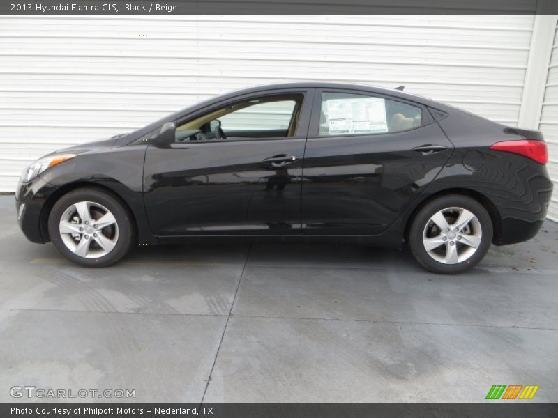 Black / Beige 2013 Hyundai Elantra GLS