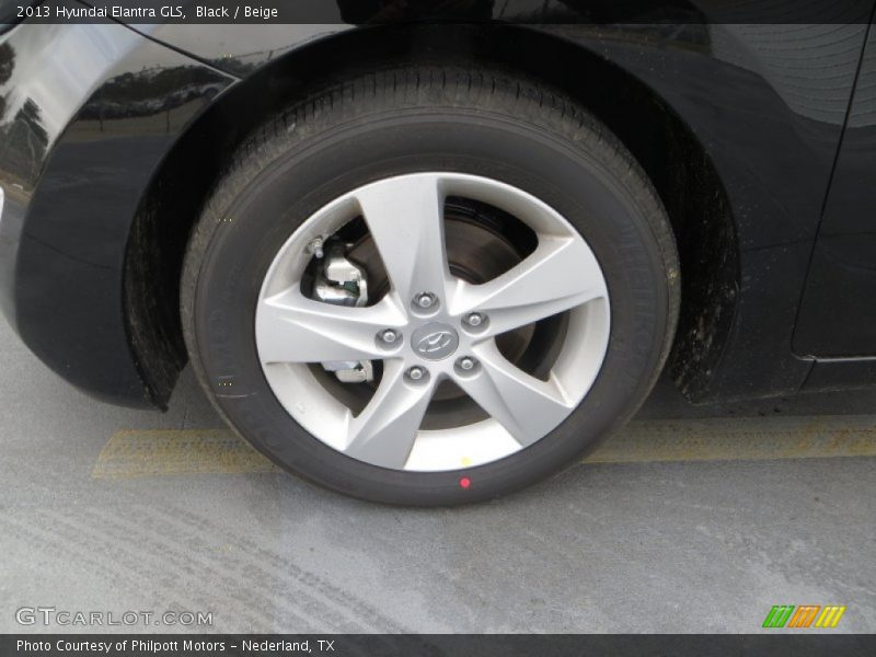 Black / Beige 2013 Hyundai Elantra GLS