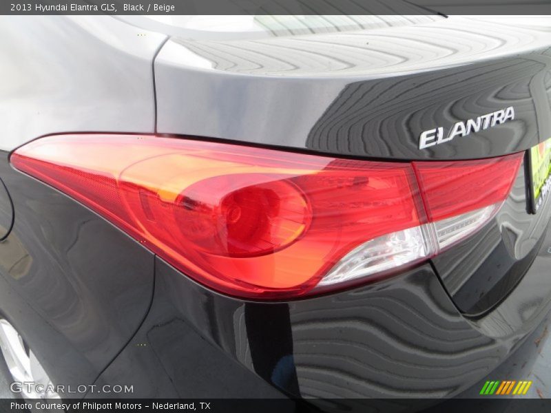 Black / Beige 2013 Hyundai Elantra GLS