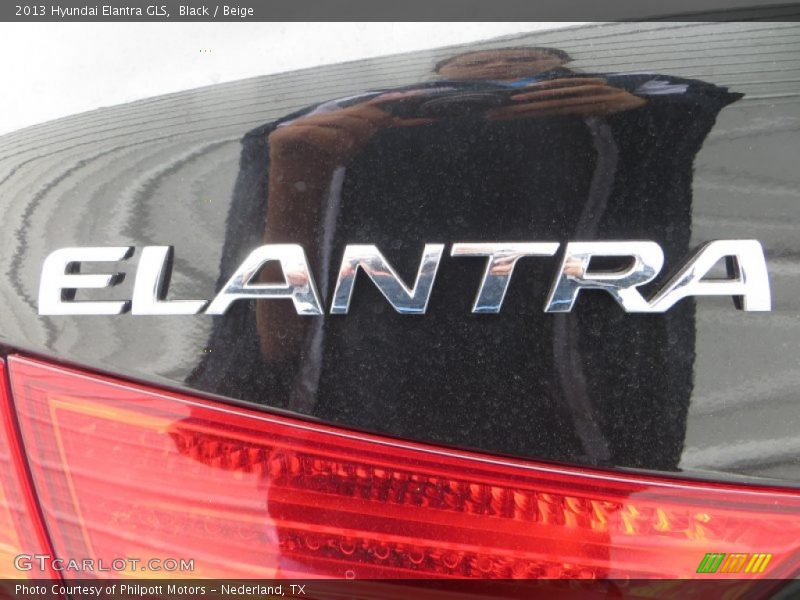 Black / Beige 2013 Hyundai Elantra GLS