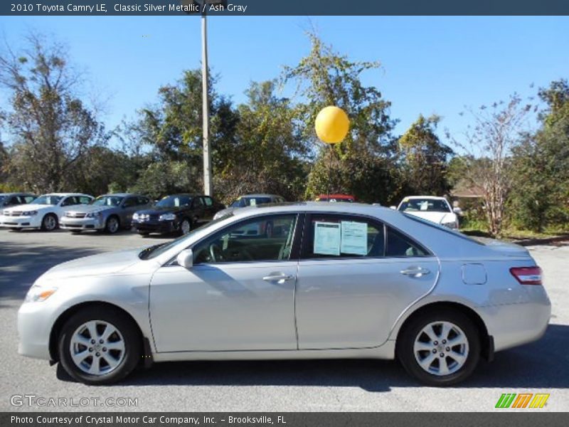 Classic Silver Metallic / Ash Gray 2010 Toyota Camry LE