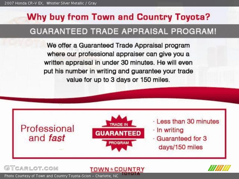 Whistler Silver Metallic / Gray 2007 Honda CR-V EX