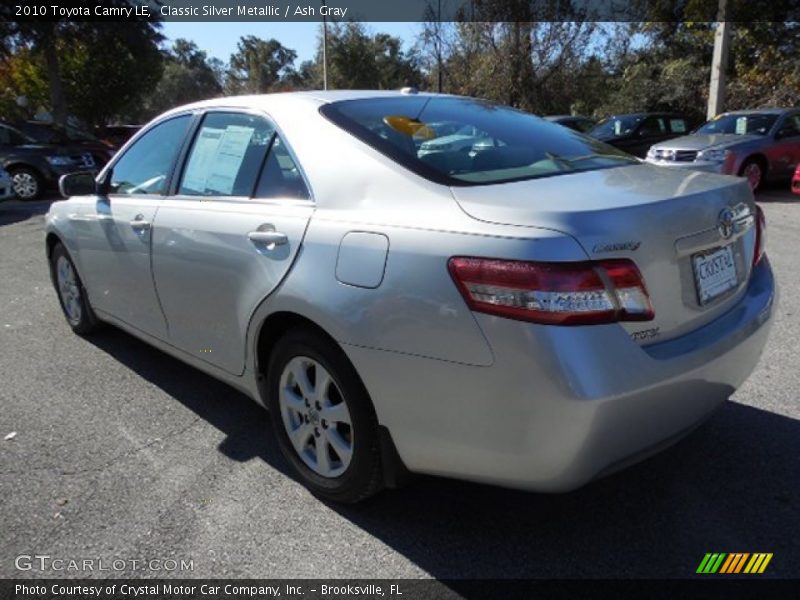 Classic Silver Metallic / Ash Gray 2010 Toyota Camry LE