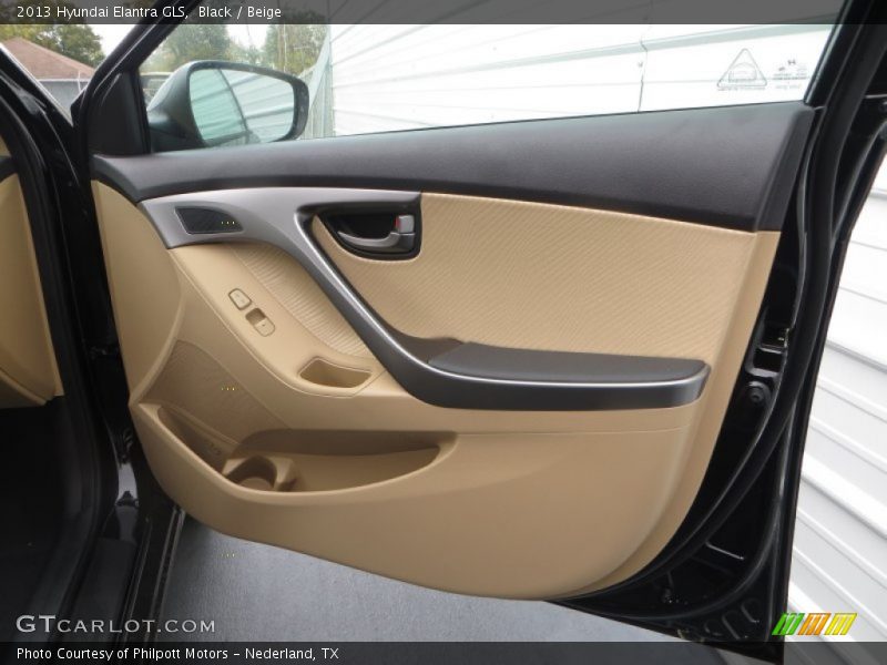 Black / Beige 2013 Hyundai Elantra GLS