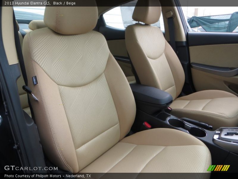 Black / Beige 2013 Hyundai Elantra GLS