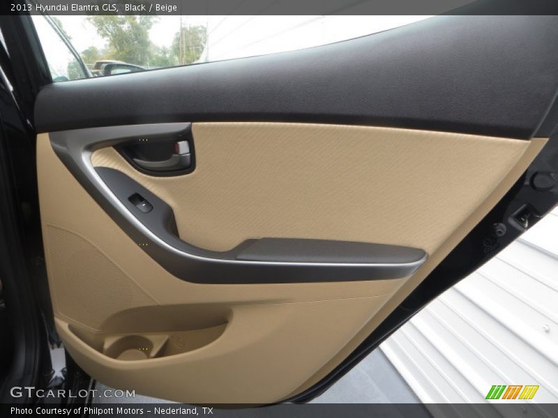 Black / Beige 2013 Hyundai Elantra GLS