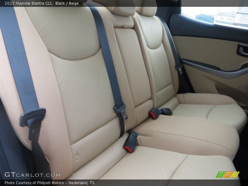 Black / Beige 2013 Hyundai Elantra GLS