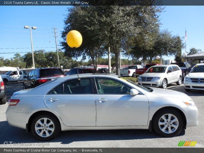 Classic Silver Metallic / Ash Gray 2010 Toyota Camry LE