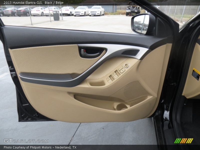 Black / Beige 2013 Hyundai Elantra GLS