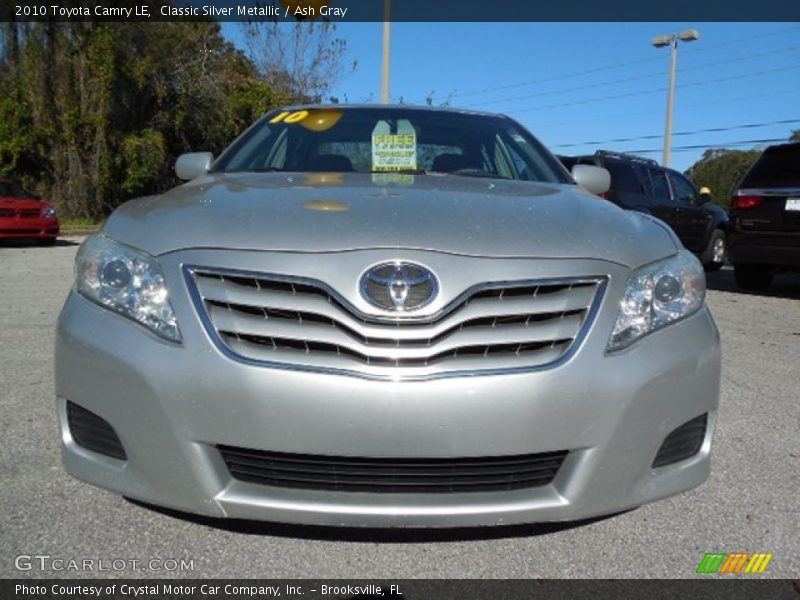 Classic Silver Metallic / Ash Gray 2010 Toyota Camry LE