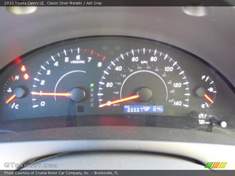 Classic Silver Metallic / Ash Gray 2010 Toyota Camry LE
