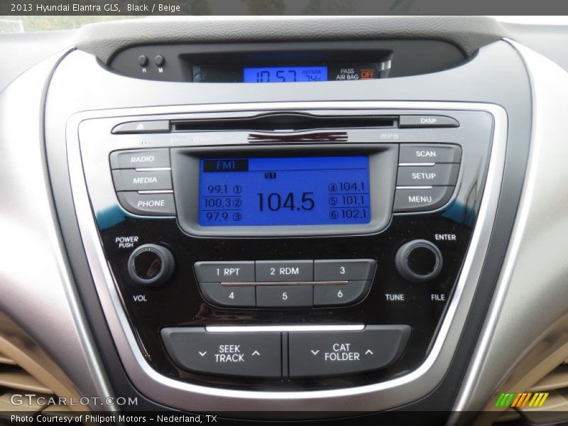 Black / Beige 2013 Hyundai Elantra GLS